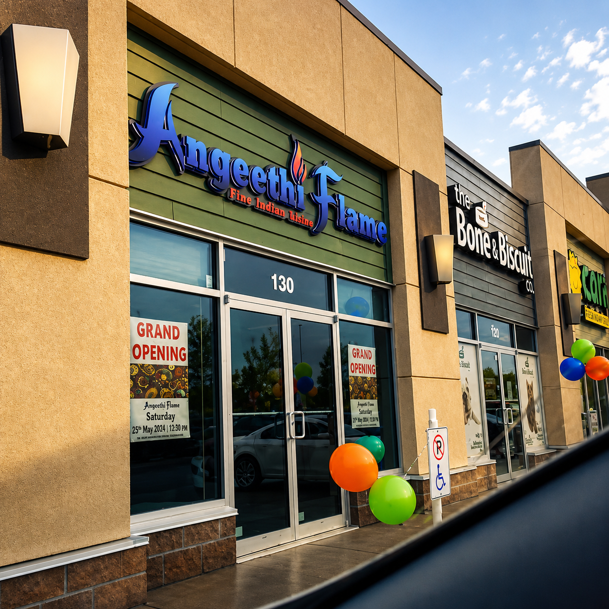 Angeethi Flame Fine Indian Bistro interior at 3020 Preston Ave S, Stonebridge, Saskatoon, Saskatchewan