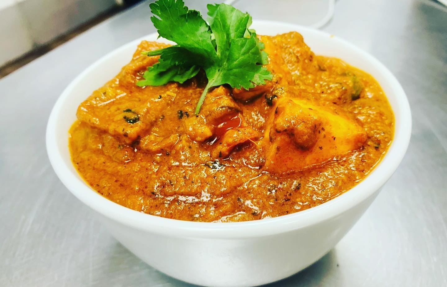 Paneer Lababdar — cottage cheese in a luscious onion-tomato gravy at Angeethi Flame Indian restaurant Saskatoon